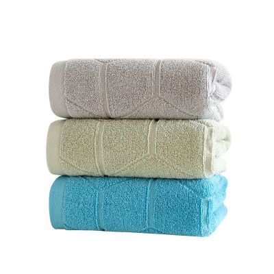 34x75cm 100% Cotton Plain Rhombus Washcloth Home Hotel Solid Color Soft Absorbent Bathroom Men Hand Towel