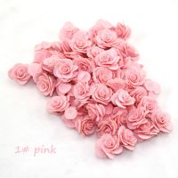 【cw】 24pcs cheap flower Fabric artificial flower 2.5cmcolors for wedding dress holiday decoration can mix color ！