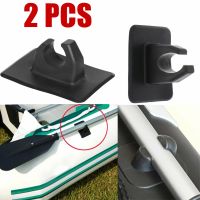 2PCS PVC Water Sports Inflatable Boat Kayak Paddle Holder Mount Patch Oars Clip Clamp Keeper Rowing Boat Accessories