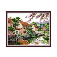 【CC】 Rural cross stitch kit animal18ct 14ct 11ct count print stitching embroidery handmade needlework