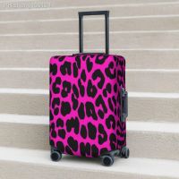 Leopard Pattern Suitcase Cover Holiday Animal Skin Strectch Luggage Accesories Travel Protector