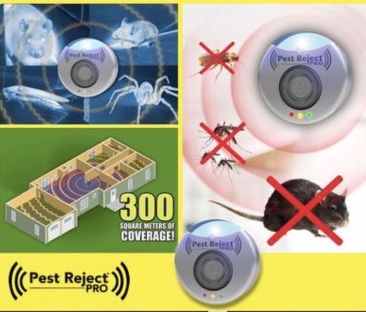 เครื่องไล่หนูและแมลงความถี่สูงพิเศษรุ่น-pest-reject-pro-ultrasonic-ครอบคลุมพื้นที่-300ตารางเมตร-ใช้ไฟบ้านมีปลั๊กในตัวใช้