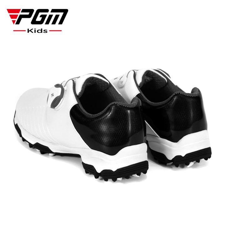 pgm-boys-golf-shoes-childrens-waterproof-turnbuckle-lace-sports-factory-direct-supply-golf