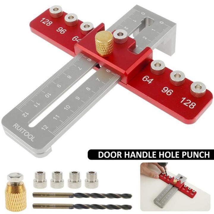 Hardware Jig Aluminium Alloy Mounting Template Drill Guide