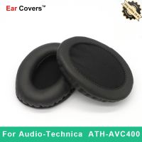 【cw】 Ear Audio Technica ATH AVC400 Headphone Earpads Headset Leather Sponge Foam ！