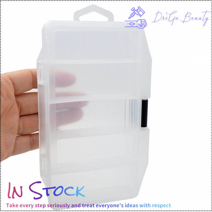 คลังสินค้าพร้อม-กล่องใส่อุปกรณ์ตกปลาขนาดใหญ่5ตารางน้ำหนักเบาหนา-frosted-fish-hook-bait-accessories-storage-case