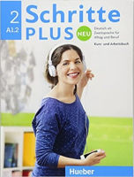 Schritte plus Neu : 2 Course/Workbook 2 หลักสูตร / สมุดงาน (นำเข้าของแท้100%) 9783198010815 | Schritte plus Neu 2 Kursbuch + Arbeitsbuch + Audio-Audio zum Arbeitsbuch