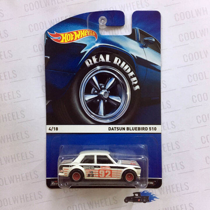 hot wheels datsun bluebird 510 real riders