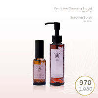 Set Feminine Liquid Clenser 100 ml + Sensitive Spray 50 ml