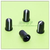 10 pieces 11.5MM*18MM black and white plastic knob potentiometer knob volume adjustment knob flower shaft inner hole 6MM Guitar Bass Accessories