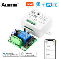 Aubess 10A สมาร์ทสวิทช์ Rf RF433 WiFi Dual Control สมาร์ทสวิทช์โมดูล On-Off อุปกรณ์ Tuya Single Wire อัจฉริยะสวิทช์