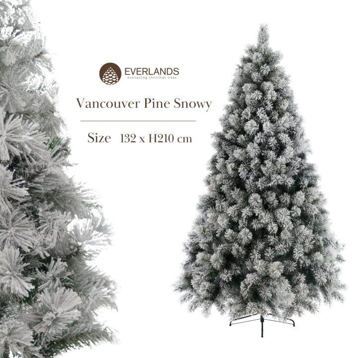 689132 Christmas Tree Vancouver Pine Snowy (D132 x H210 cm