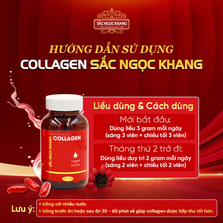 Viên uống đẹp da COLLAGEN SẮC NGỌC KHANG thế hệ mới nhập khẩu từ ...