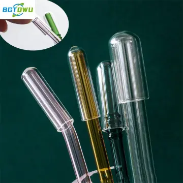4pcs Silicone Straw Cap Cover Simple Straw Anti-dust Cover