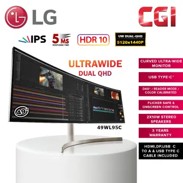 Monitor LG 49WL95C-W 49 UltraWide Dual QHD HDMI/DP/USB-C/AUDIO