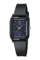 Casio Standard นาฬิกาข้อมือผู้หญิง สายเรซิ่น  รุ่น  LQ-142E,LQ-142E-2A - สีดำ