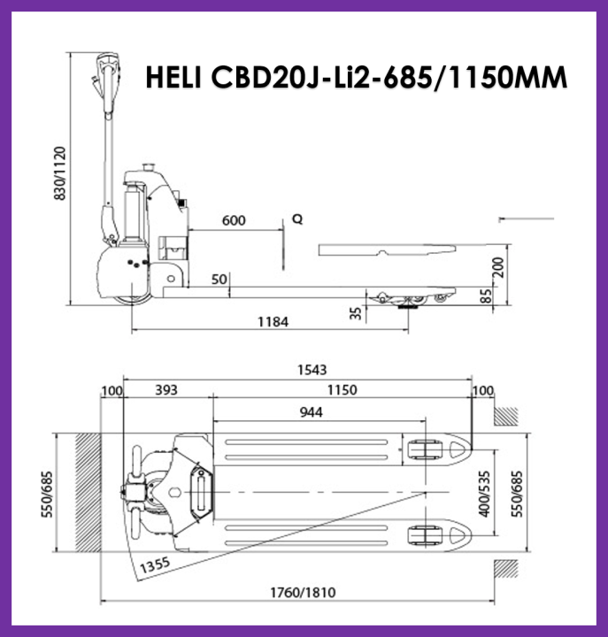 hand-pallet-electric-heli-cbd20jli2-685mm1150mm-lithium-battery-power-satcker-pallet-truck-รถลากยกพาเลทพลังงานไฟฟ้า-แบตเตอรี่ลิเธียม-ขนาดรับน้ำหนัก-2000-กิโล-จัดส่งฟรีทั่วไทย