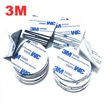 ❐◑◎ 10Pcs/Lot 3M Strong Pad Mounting Tape Double Sided Self Adhesive EVA Foam Sticky Black White Multiple Size Include Square Round
