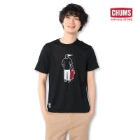 CHUMS Skateboading Booby DRY T-Shirt/เสื้อยืด Unisex เสื้อผ้าผู้ชาย เสื้อยืดคอกลม ผ้า Polyester โพลีเอสเตอร์ ระบายอากาศ