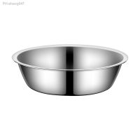 Feeding Food Water Cats Dogs Dishes Practical Home Big Volume Pet Bowl Indoor Outdoor Stainless Steel Easy Clean Anti Bite