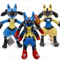 Pokemon Plush 5ชิ้นล็อต Lucario SHINY Lucario MEGA Lucario sprigao ใหม่ stuffted ของเล่นขายส่งราคา