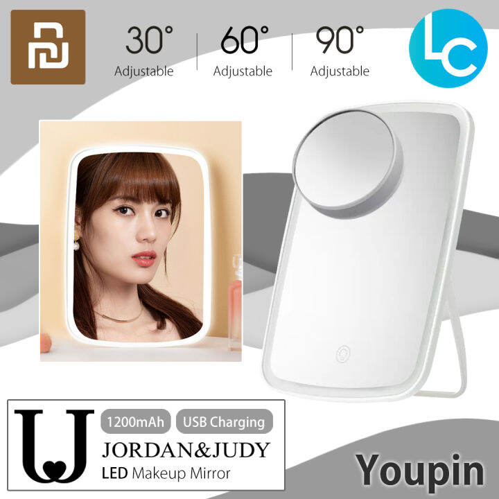 Xiaomi Youpin Original Jordan & Judy Portable LED Lighted Makeup Mirror