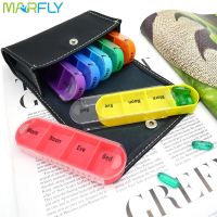 [HOT ZUQIOULZHJWG 517] Pill Box Tablet 7 Days Daily Pill Case Organizer Storage Travel Medicine Splitters Portable Drug Pharmaceutical Container