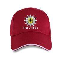 Polizei Bundespolizei Polizei ตำรวจเยอรมนี2ด้าน-ชาย100% หมวกเบสบอล S