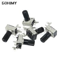 【JH】 10pcs RV09 Horizontal12.5mm Shaft 5k 10k 50k 100k 0932 Adjustable Resistor 9 Type 3pin Potentiometer