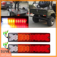 ? SUW 20 LED ไฟท้ายรถรถบรรทุกรถพ่วงหยุดด้านหลังไฟเลี้ยวไฟ LED