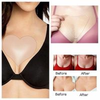 Breast Chest Anti Wrinkle Decollete Pad Cleavage Transparent Wrinkles Silicone Chest Pad Reusable Anti Wrinkle Breast Sticker