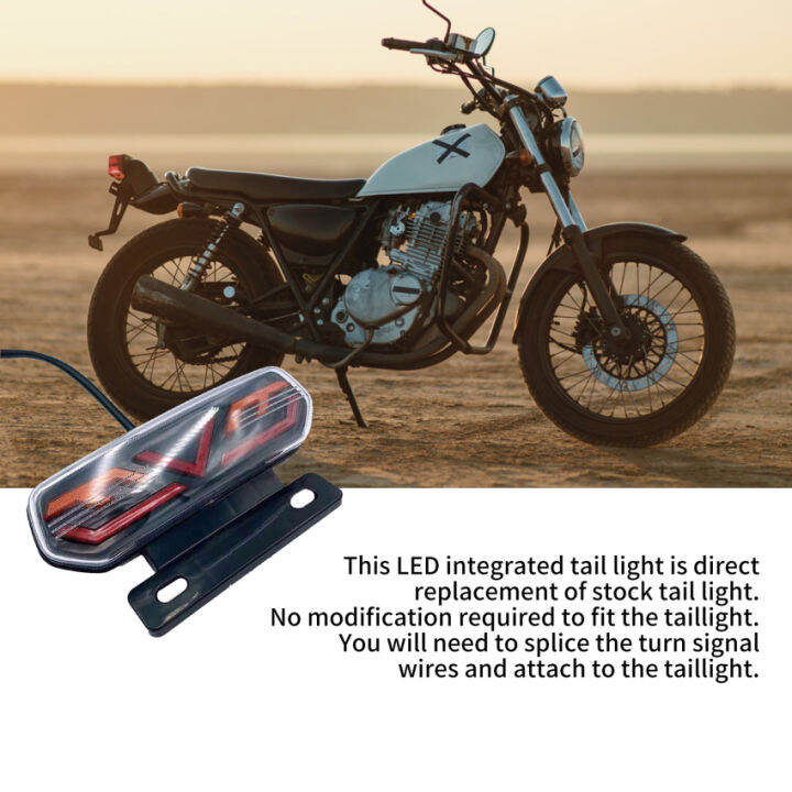 12V Motorcycle Rear Lights LED Motorcycle Brake Light ATV Tail Light