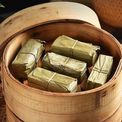 【XBYDZSW】红糖糍粑端午粽 Pure handmade bamboo leaf cake glutinous rice brown sugar Ciba Dragon Boat Festival Zongzi 10 pieces