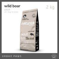 อาหารสุนัข Naturea - Wild Boar สูตรหมูป่าสเปน Premium Holistic สำหรับสุนัขโต ทุกสายพันธุ์ ขนาด 2 kg