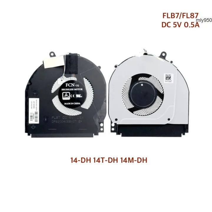 L51100001 L51102 CPU Cooling Fans Cooler Radiator for HP Pavilion X360