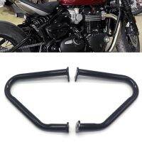 เครื่องป้องกันบาร์ตกสำหรับรถมอเตอร์ไซค์บนป้องกันเครื่องยนต์สำหรับ Triumph Bonneville T100 T120 T100รถ Thruxton 1200สตรีทคัพ2006-2020