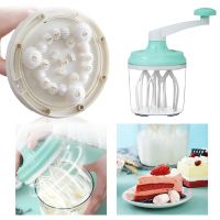 Hand-cranked Cream Whisk Egg Beater Food Blender Manual Dough Stirring Foam Mixer Kitchen Baking Tool