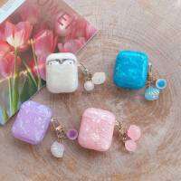 Dreamy กำไลข้อมือเปลือกหอยมุกลายหินอ่อนมันวาว,เคสนิ่มสำหรับ Airpods Pro 2 3 1หูฟังไร้สายฝาครอบกล่องชาร์จ