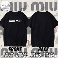 เสื้อMiumiu ผ้ายืดเนื้อดี ใส่เก๋ๆคร่าา เสื้อยืดผู้หญิง แฟชั่นวินเทจโอเวอร์ไซส์ Tee