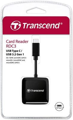 Transcend OTG Card Readers Smart Reader RDC3 USB Type-C (TS-RDC3) - รับประกัน 2 ปี