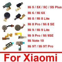 สายเคเบิ้ลดิ้นสำหรับ Xiaomi Mi 5 5X 5C 5S 6 6X 8 8SE 9 9SE 9T Note 10 Pro Plus Lite มอเตอร์สั่นส่วนซ่อมโมดูล