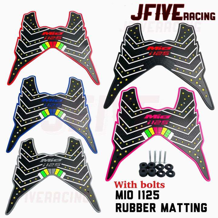 Mio i 125/M3 Footboard Rubber Matting with Bolts Anti Slip Premium