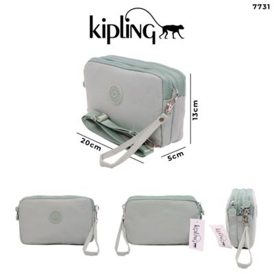 [COD]KIPLING กระเป๋าสตางค์ HP คลิปสไลด์ นําเข้า 7731 - PREMIUM KP HP