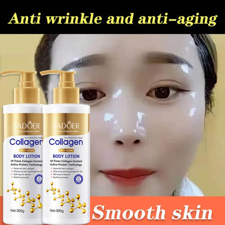 ORIGINAL Collagen Whitening Beauty Lotion 300g Skin Firming and