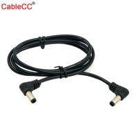 Cy Cablecc Dc Power 5.5X2.1มม. 2.5มม. ปลั๊ก5.5ตัวผู้ไปทางขวา2.1/2.5มม. 90/สายเคเบิล