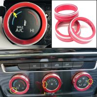 ❒♛ Car Air conditioning adjustment knob Ring Trim Cover Fit For Volkswagen VW Golf MK7 2014-2019 Interior accessories