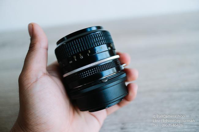 ขายเลนส์มือหมุน-nikon-nonai-24mm-f2-8-serial-500363-สามารถใส่กล้อง-olympus-panasonic-mirrorless-ได้ทุกรุ่น