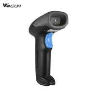 เครื่องสแกนบาร์โค้ดแบบมีสายแบบพกพาสีดำWinson WNI-5010g-USB 2D USB Barcode Scanner