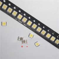 100pcs 3528 2835 3V SMD LED Beads 1W Cold White 100LM LG3528 LG2835 For TV LCD Backlight Lamp Beads