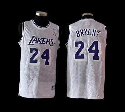 Los Angeles Lakers #24 Kobe Bryant Black With Purple Swingman